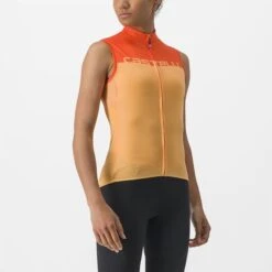 Maillot Sans Manche Castelli Velocissima Soft Orange Femme 2023 -GOBIK Soldes 01 4522066 866 700x700 2