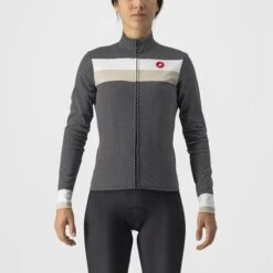 Maillot Manche Longue Castelli Volare Femme Noir/Blanc 2023 -GOBIK Soldes 01 4522547 101 700x700 2