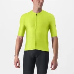 Maillot Manche Courte Castelli Aero Race 6.0 Jaune Homme 2023 -GOBIK Soldes 01 4523009 383 700x700 2