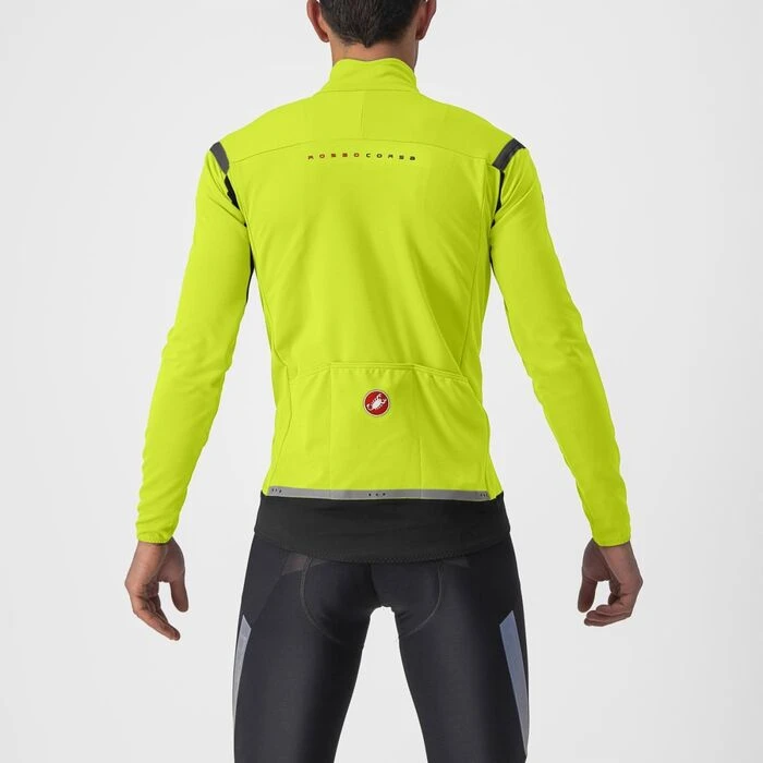 Veste Manche Longue Castelli Perfetto RoS 2 Jaune Fluo 2023 6 Veste Manche Longue Castelli Perfetto RoS 2 Jaune Fluo 2023 – Image 6