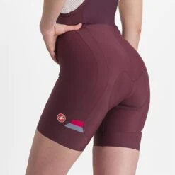 Cuissard Court Castelli Prima Femme Bordeaux 2023 -GOBIK Soldes 03 4520062 625 700x700 2