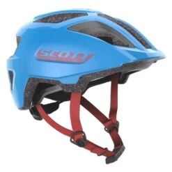 Casque Junior Scott Spunto Bleu