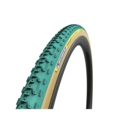 Boyau Michelin Power Cyclocross Jet 700x33 Racing Line Vert/Beige