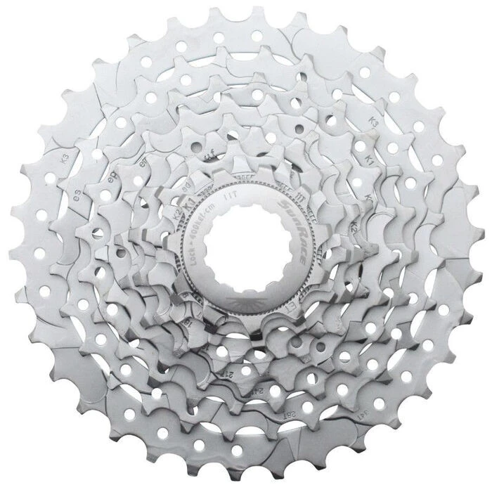 Cassette Sunrace 9 Vitesses 11-34 Compatible Shimano Nickel 1 Cassette Sunrace 9 Vitesses 11-34 Compatible Shimano Nickel