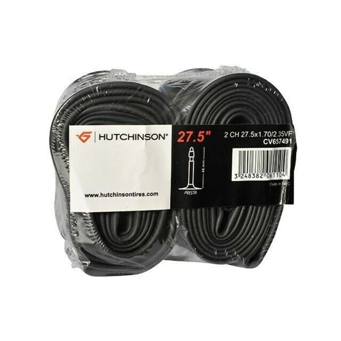 Lot De 2 Chambres à Air Hutchinson 27,5x1,70/2,35 Presta 48 Mm 1 Lot De 2 Chambres à Air Hutchinson 27,5x1,70/2,35 Presta 48 Mm