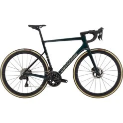 Vélo Route Cannondale SuperSix EVO Hi-MOD Disc Dura-Ace Di2 2x12V GunMetal Green