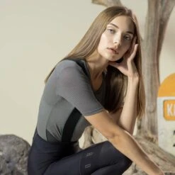 Maillot De Corps Gobik Manche Court Celle Skin Femme GreyBlack 2023 -GOBIK Soldes camiseta mc mujer cell skin gobik 3 700x700 4