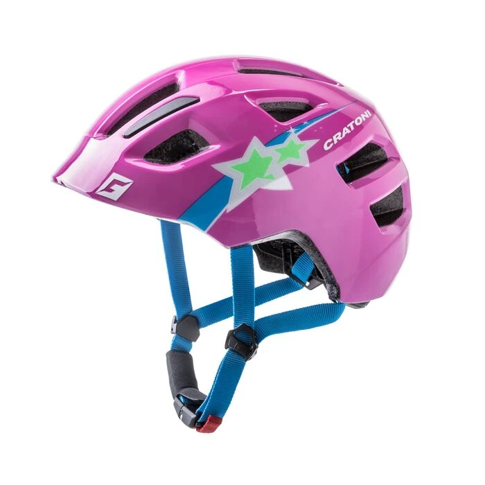 Casque Enfant Cratoni Maxster Violet Etoiles 1 Casque Enfant Cratoni Maxster Violet Etoiles