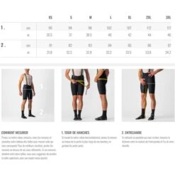 Collant Long Castelli Sorpasso Ros Bibtight Noir 2023 -GOBIK Soldes guide des tailles bas homme 700x700 1