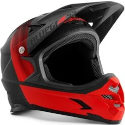 Casque Intégral Bluegrass Intox Noir / Rouge Mat