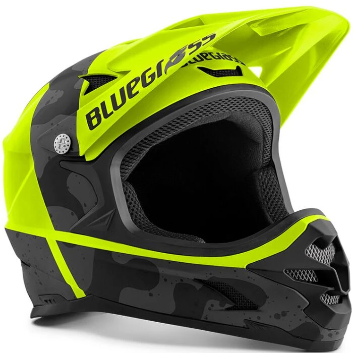 Casque Intégral Bluegrass Intox Noir / Jaune Fluo Mat 6 Casque Intégral Bluegrass Intox Noir / Jaune Fluo Mat – Image 6