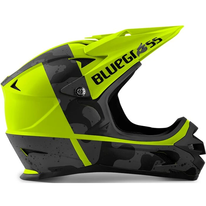 Casque Intégral Bluegrass Intox Noir / Jaune Fluo Mat 2 Casque Intégral Bluegrass Intox Noir / Jaune Fluo Mat – Image 2