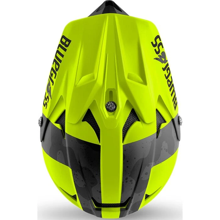 Casque Intégral Bluegrass Intox Noir / Jaune Fluo Mat 14 Casque Intégral Bluegrass Intox Noir / Jaune Fluo Mat – Image 14