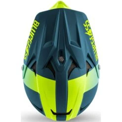 Casque Intégral Bluegrass Intox Bleu / Jaune Fluo Mat -GOBIK Soldes intox petrol blue fluo jaune matt 4 700x700 2