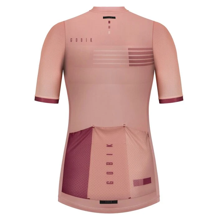 Maillot Manche Courte Gobik Stark Rose Pâle Femme 2 Maillot Manche Courte Gobik Stark Rose Pâle Femme – Image 2