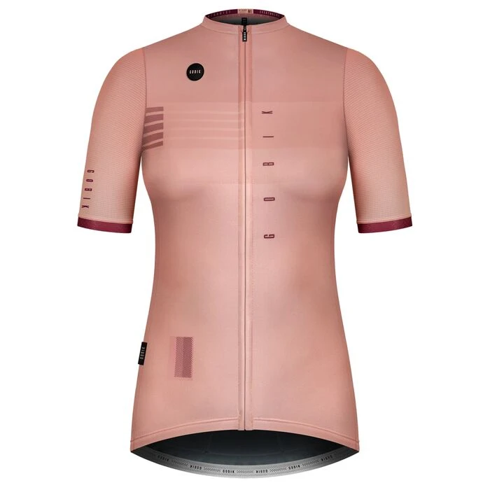 Maillot Manche Courte Gobik Stark Rose Pâle Femme 1 Maillot Manche Courte Gobik Stark Rose Pâle Femme