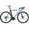 Vélo Route Bianchi Oltre XR3 Ultegra Di2 2x12V Vert Céleste