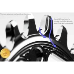 AbsoluteBLACK Plateau Absolute Black Ovale 4 Branches Shimano 96BCD Noir -GOBIK Soldes oval x t 8000 pour 12v shimano 2 700x700 2