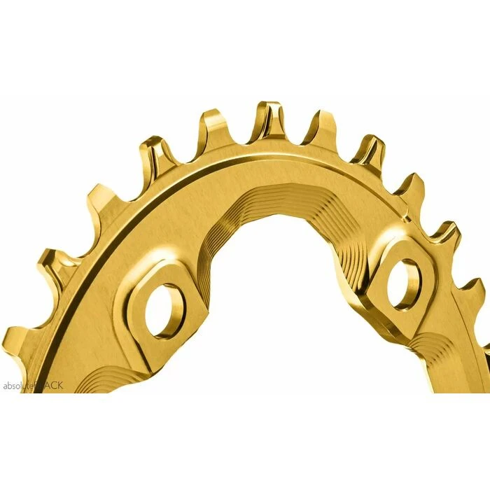 AbsoluteBLACK Plateau Absolute Black Ovale 4 Branches Shimano 96BCD Or 2 AbsoluteBLACK Plateau Absolute Black Ovale 4 Branches Shimano 96BCD Or – Image 2