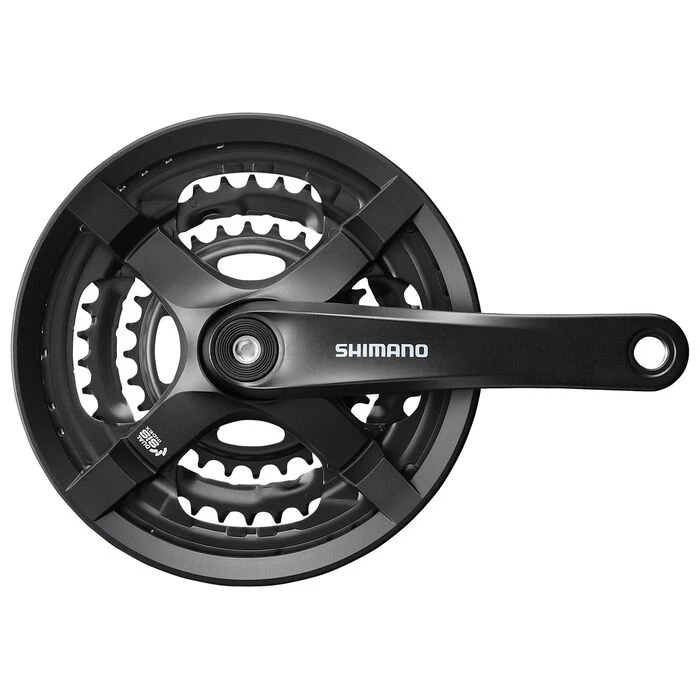 Pédalier Shimano 6/7/8 Vitesses FC-TY501 48/38/28D 170mm 1 Pédalier Shimano 6/7/8 Vitesses FC-TY501 48/38/28D 170mm