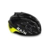 Casque Kask Rapido Noir Jaune Fluo