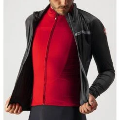 Veste Manche Longue Castelli Squadra Stretch Noir 2023 -GOBIK Soldes squadra stretch noir gris 3 700x700 1